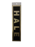 CA LETRERO "HALE" 2"X8"