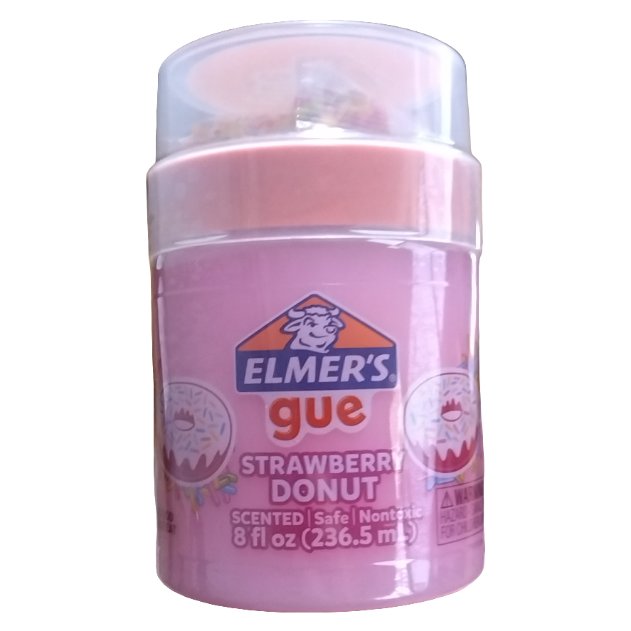 8OZ STRW DONUT MIXIN PREMADE SLIME