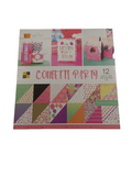 CONFETTI PARTY HOLO FOIL DOUBLE SIDE PAPER PAD12X1