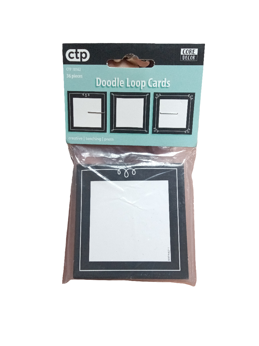 DOODLE LOOPS 3 INCH DESIGNER CUT-OUTS