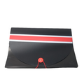 HANGING FOLDER LTR BLACK W\COLOR BORDER