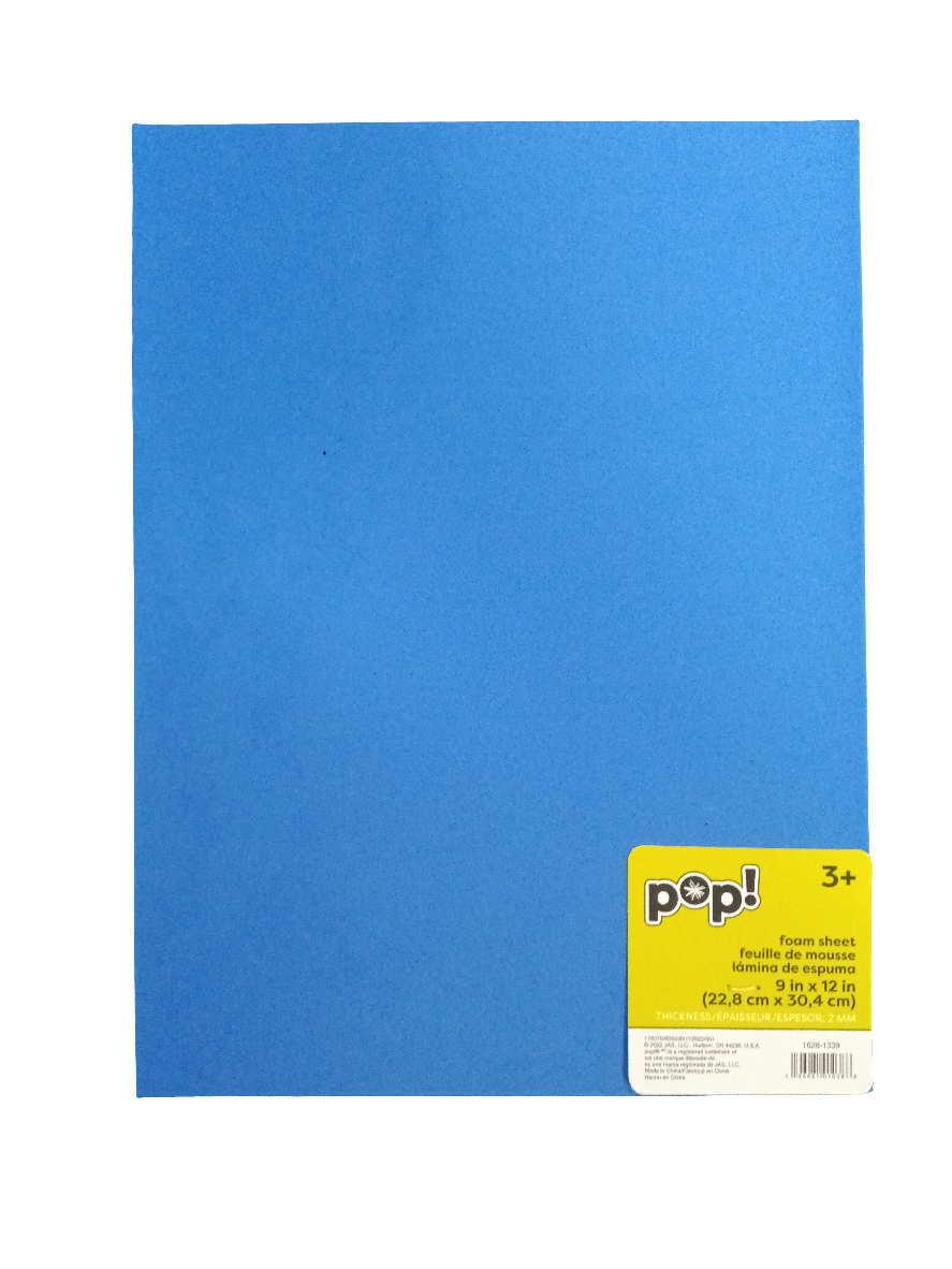 ROYAL BLUE FOAM SHEET 9X12 2MM