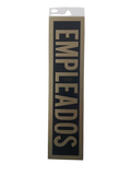 CA LETRERO "EMPLEADOS"