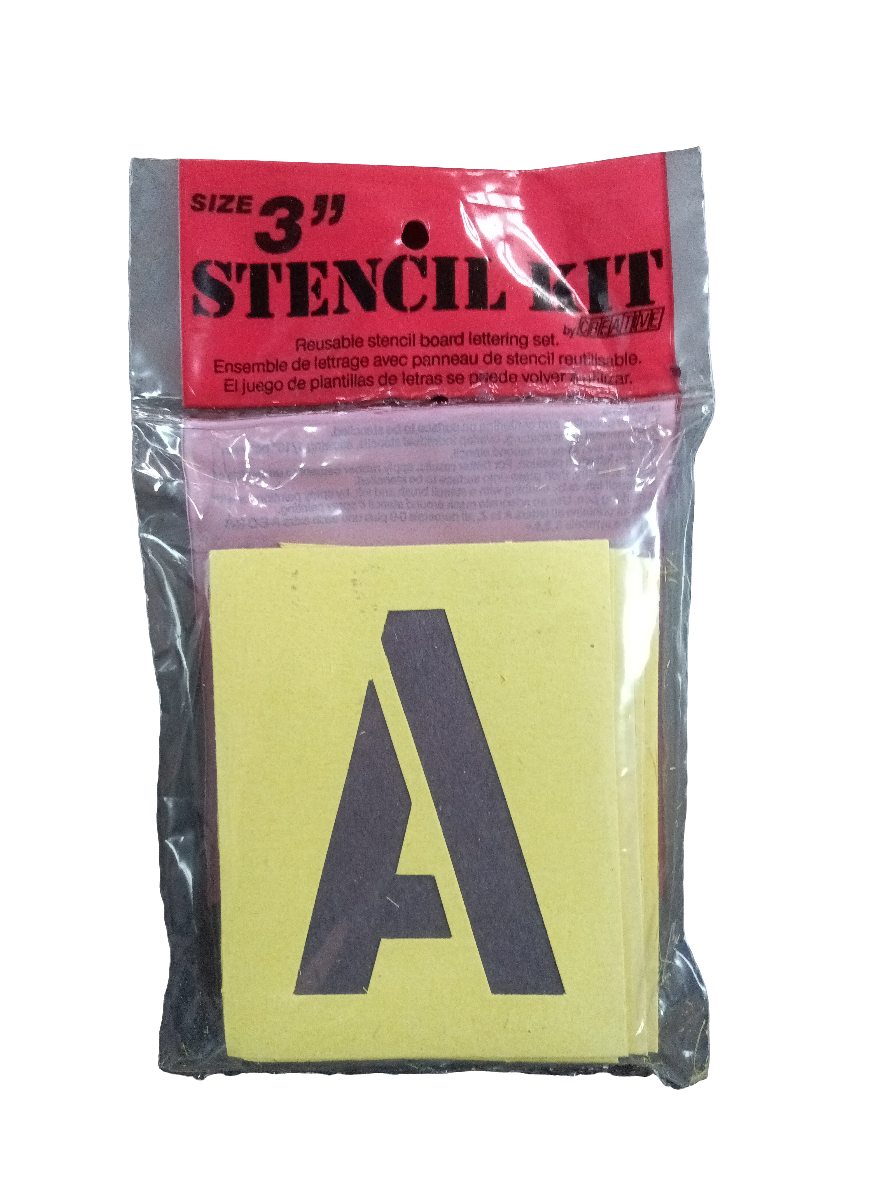 STENCIL KIT 3"