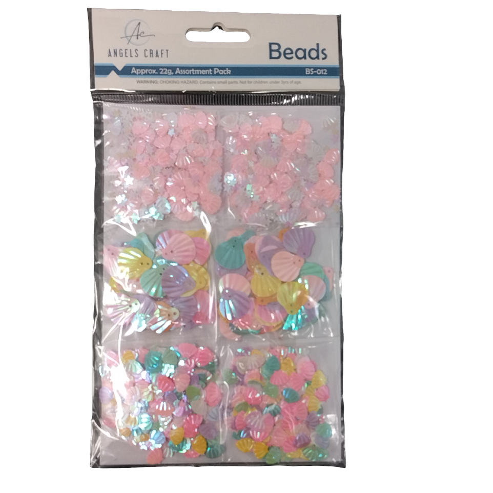 Sequines Seashells | Assorted Colors | 20g