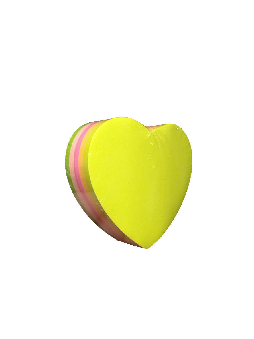 CUBE CORAZóN MULTICOLOR (3"X3") - 250 HOJAS