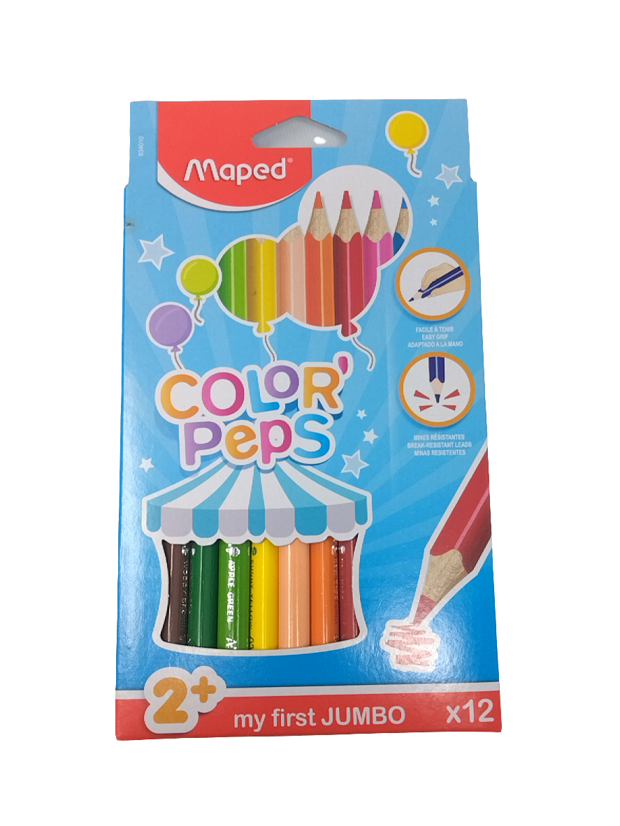 Color' Peps My first Jumbo Triangular| 12pcs