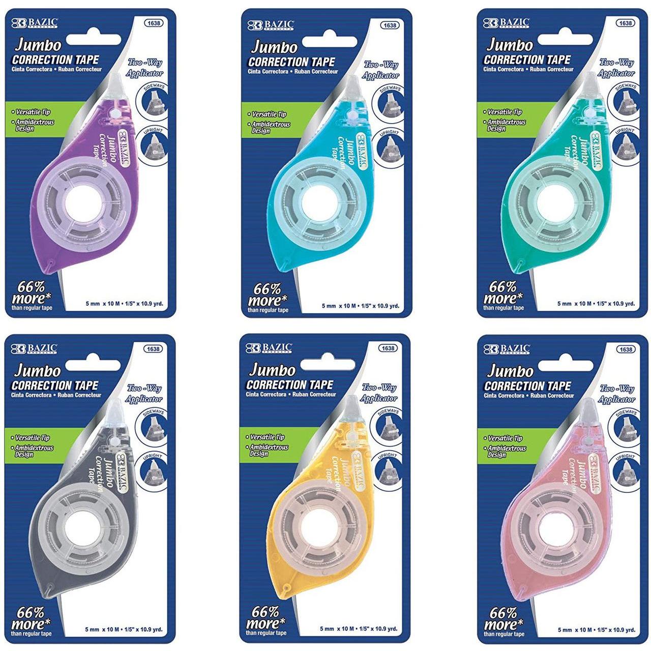 CORRECTION TAPE W/TWO WAY 5MM X 394"