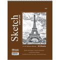 SPIRAL SKETCH PAD 9 X12 30CT