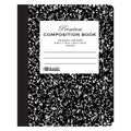 Composition Unruled Marble Notebook | Black or Blue