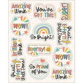 We Belong Motivational Shape Stickers