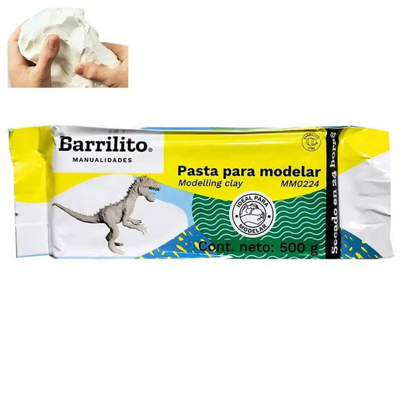 PASTA PARA MOLDEAR BLANCA 500GR. EN BOLSA