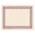 ART DECO PLUM BORDER PAPER