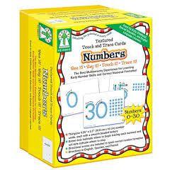 Textured Touch and Trace | Numbers Manipulative
