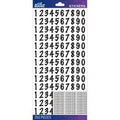 STICKER NUMBER BLACK DOT MEDIUM 390PCS