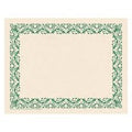 ART DECO GREEN BORDER PAPER