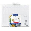 MAGNETIC DRY ERASE CALENDAR ALUMINIUM 16" X 20"