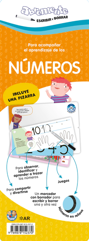 Abremente Escribir y Borrar | Números +5