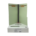 PRESSBOARD FOLDER 2 FASTENER GREEN LETTER BOX/25