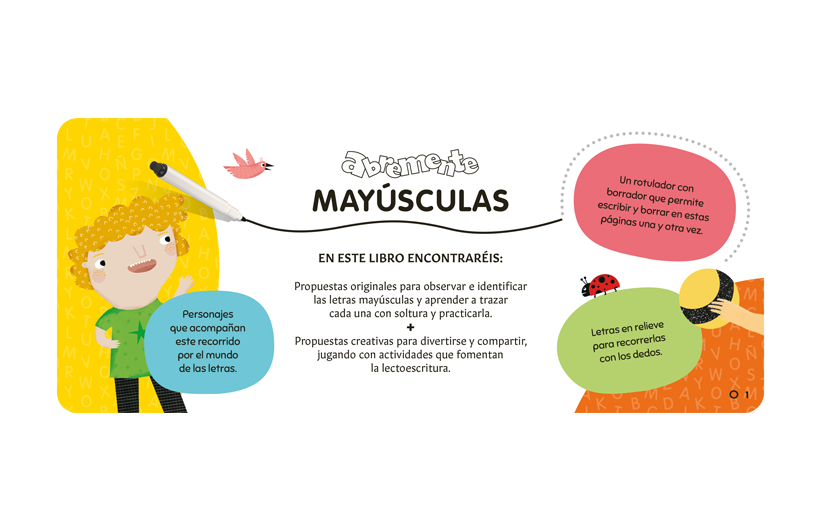 Abremente Escribir y Borrar  Mayúscula 5+ | Catapulta