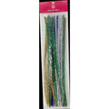 METALLIC CHENILLE CLASSIC COLORS ASSORTED 6MM 35PC