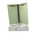 Pressboard Folder | Lateral | 2 Fastener | Green | Letter