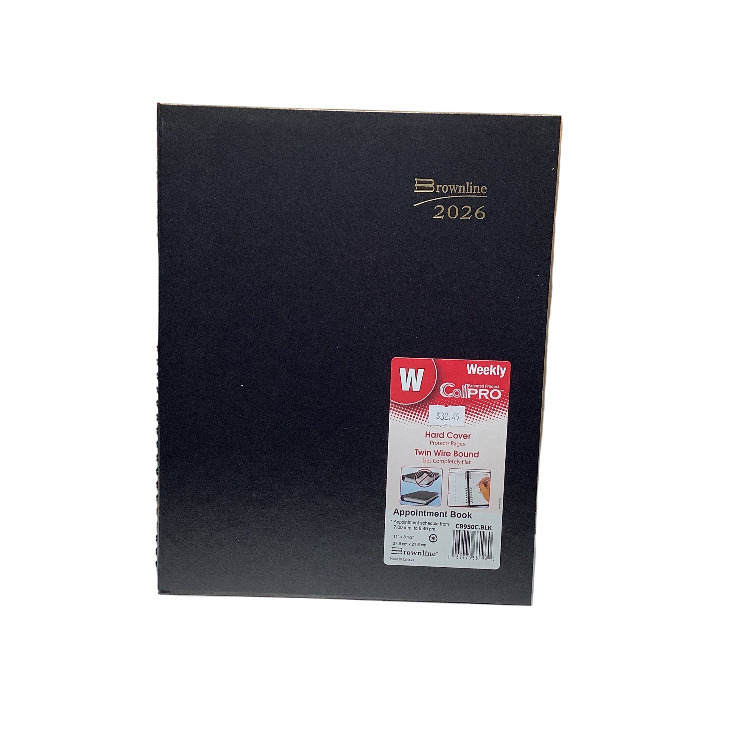AGENDA SEMANAL GDE NEGRA COILPRO DURABOOK