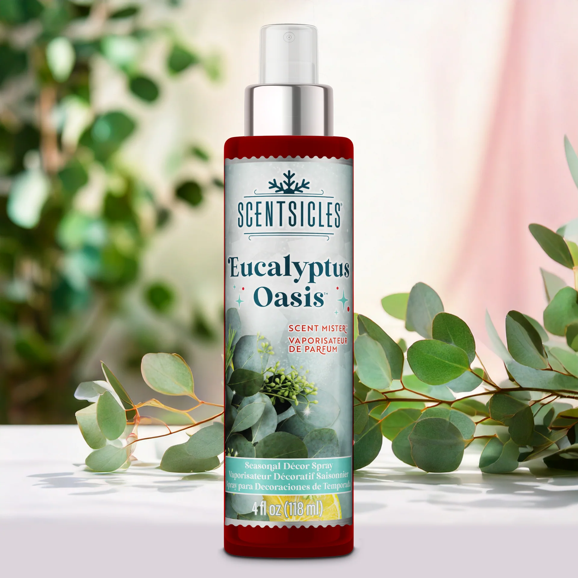 Scentscicles Scent  Mister Spray | Eucalyptus Oasis |  4OZ