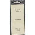 STICKERS THANK YOU 9PCS