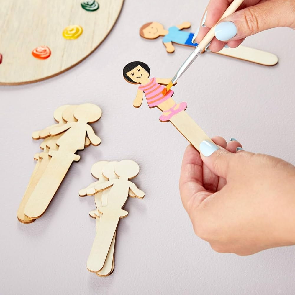 People Wood Craft Sticks | 36 pc