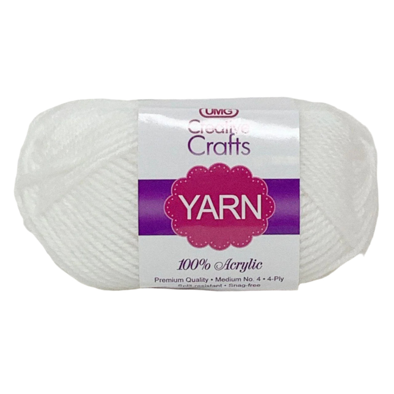 Yarn Acrylic | White |  2oz