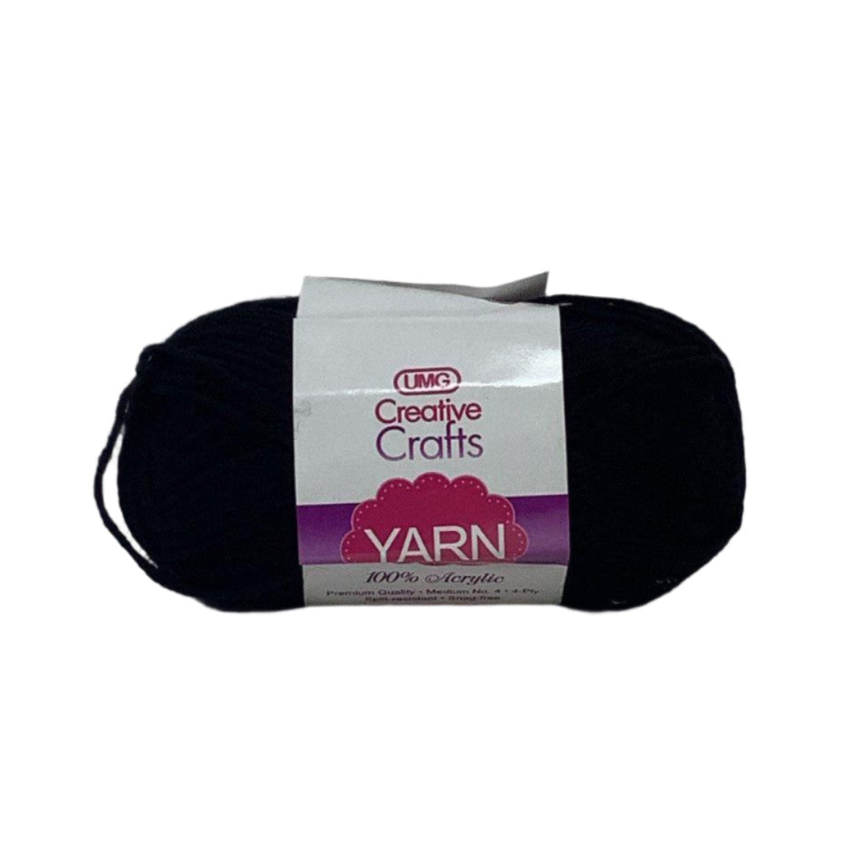 Yarn, Acrylic | Black |  2oz