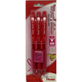 WOW! BALLPOINT PENS WITH PINK RIBBON (PQ.3)