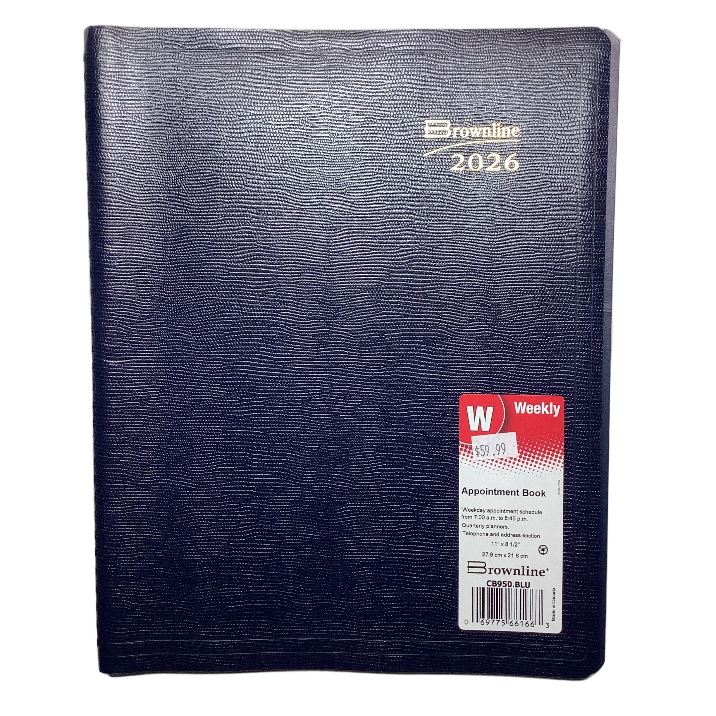 WEEKLY PLANNER LARGE BLUE