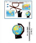 MODELO MAQUETA GLOBO TERRAQUEO CHICO