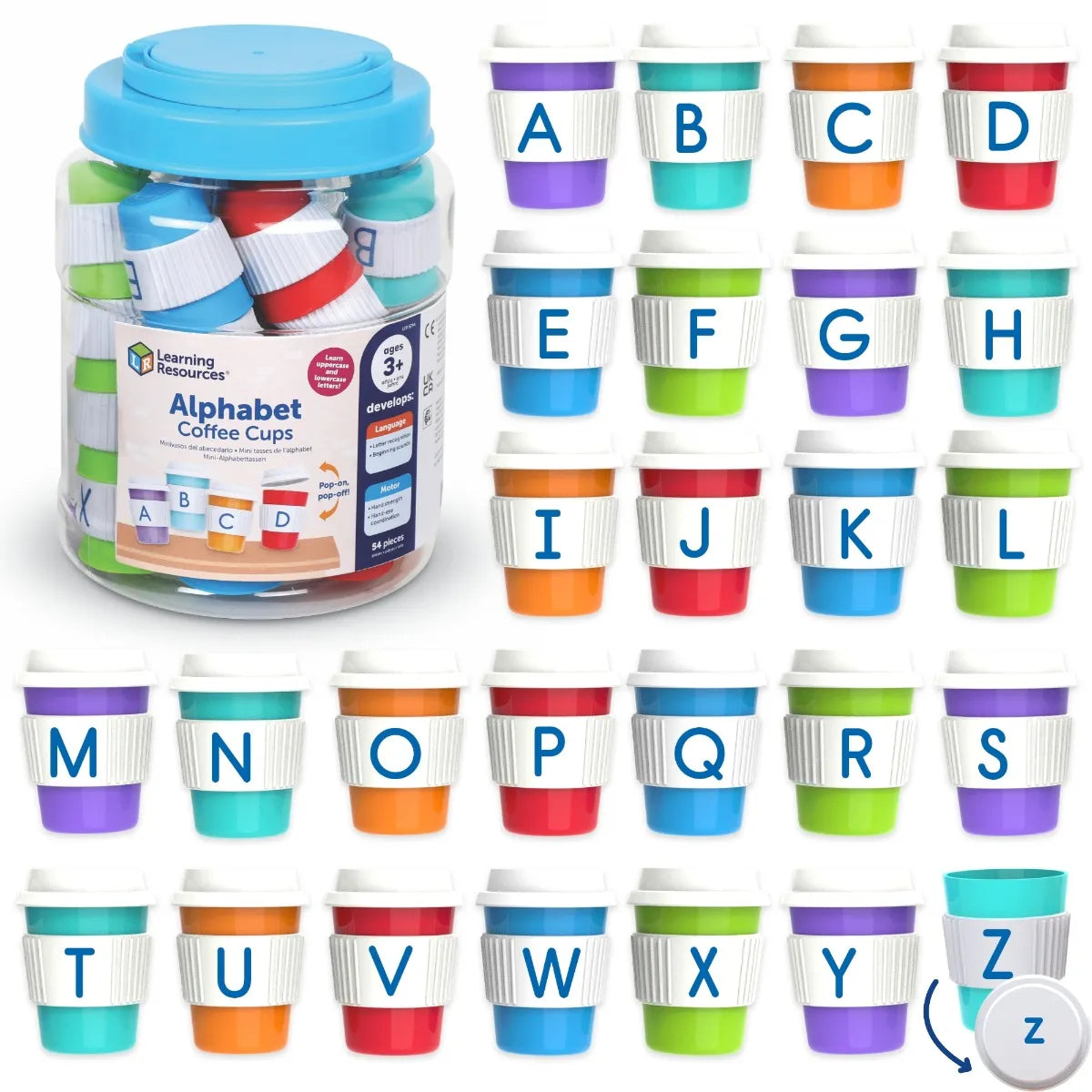 Alphabet Coffee Cups