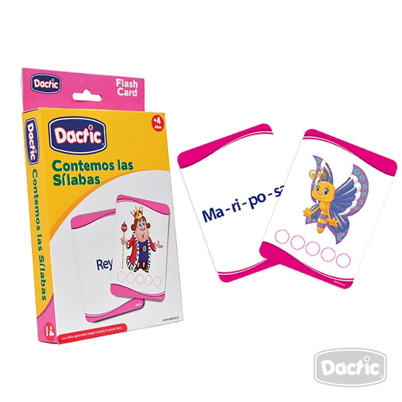 Flash Card Contemos la Sílabas