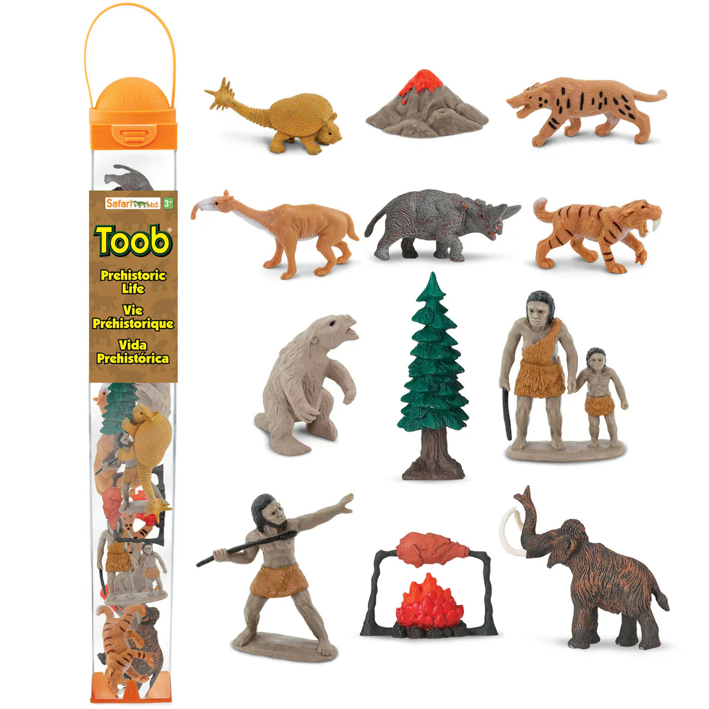 SAR PREHISTORIC LIFE TOOB (12 PIEZAS)
