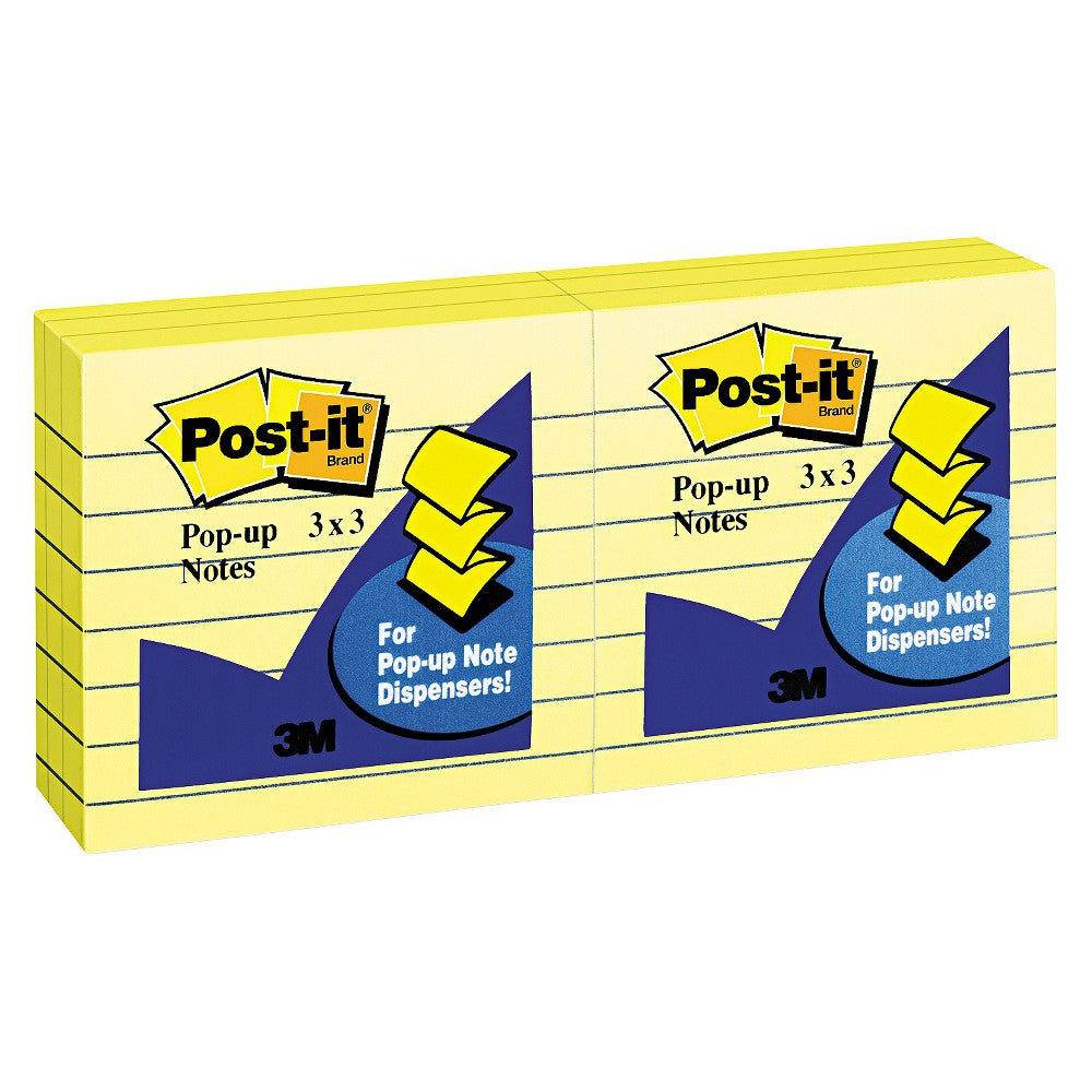 POST IT NOTES 3X3 POP UP RAYADO R335 (PQ.6)