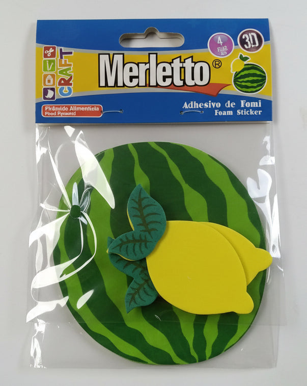 FORMAS FOAMY 3D SANDIA | LIMON 4PCS