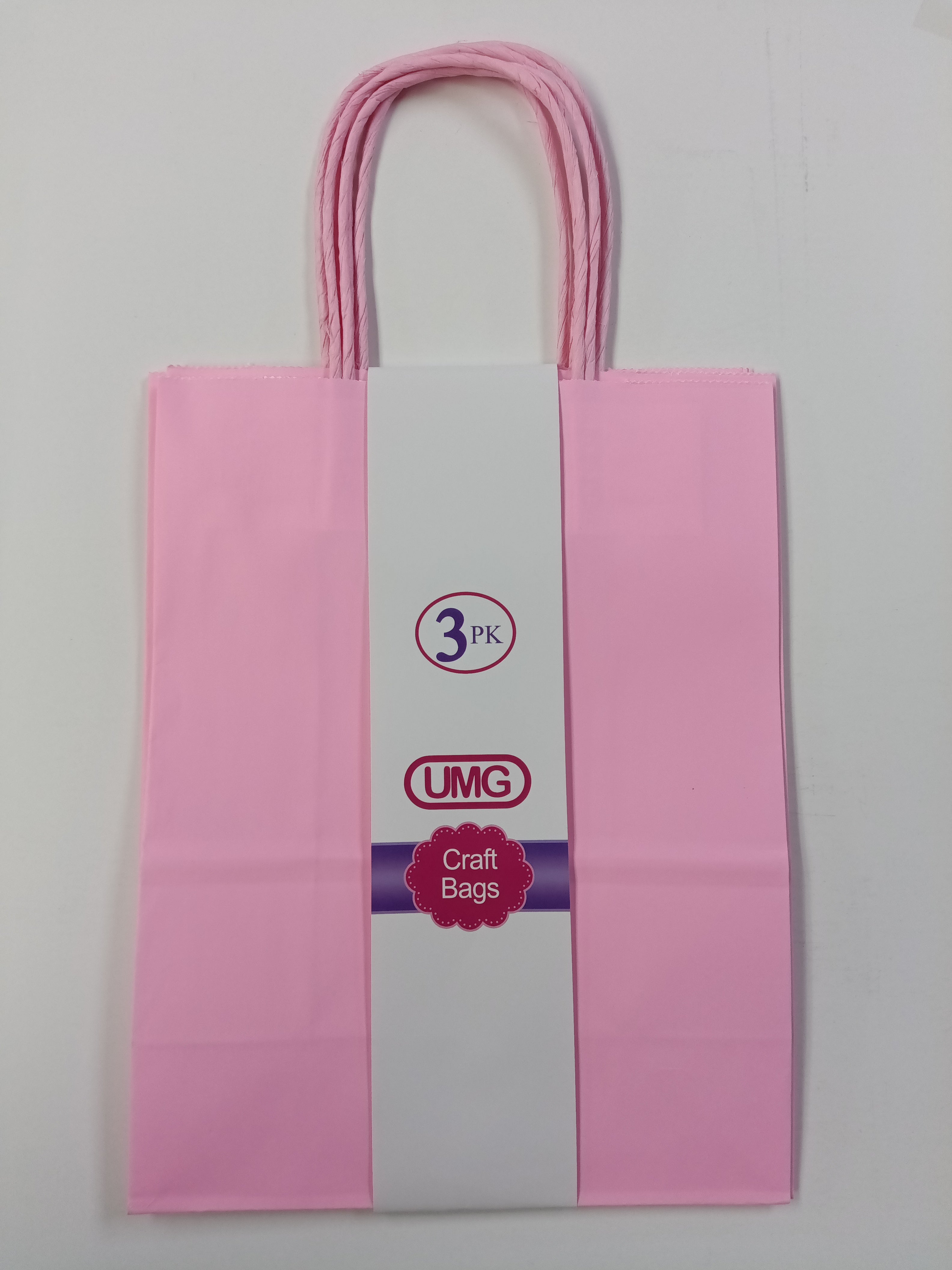 CRAFT BAG MEDIUM 19X10X25CM LIGHT PINK