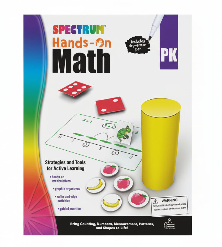 Spectrum Hands - On Math | Workbook | Grade PK