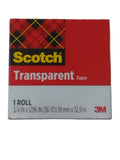 TRANSPARENT TAPE 3/4" X 36 YD