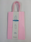 KRAFT BAG-LIGHT PINK 3CT 5.11X3.15X8.27IN
