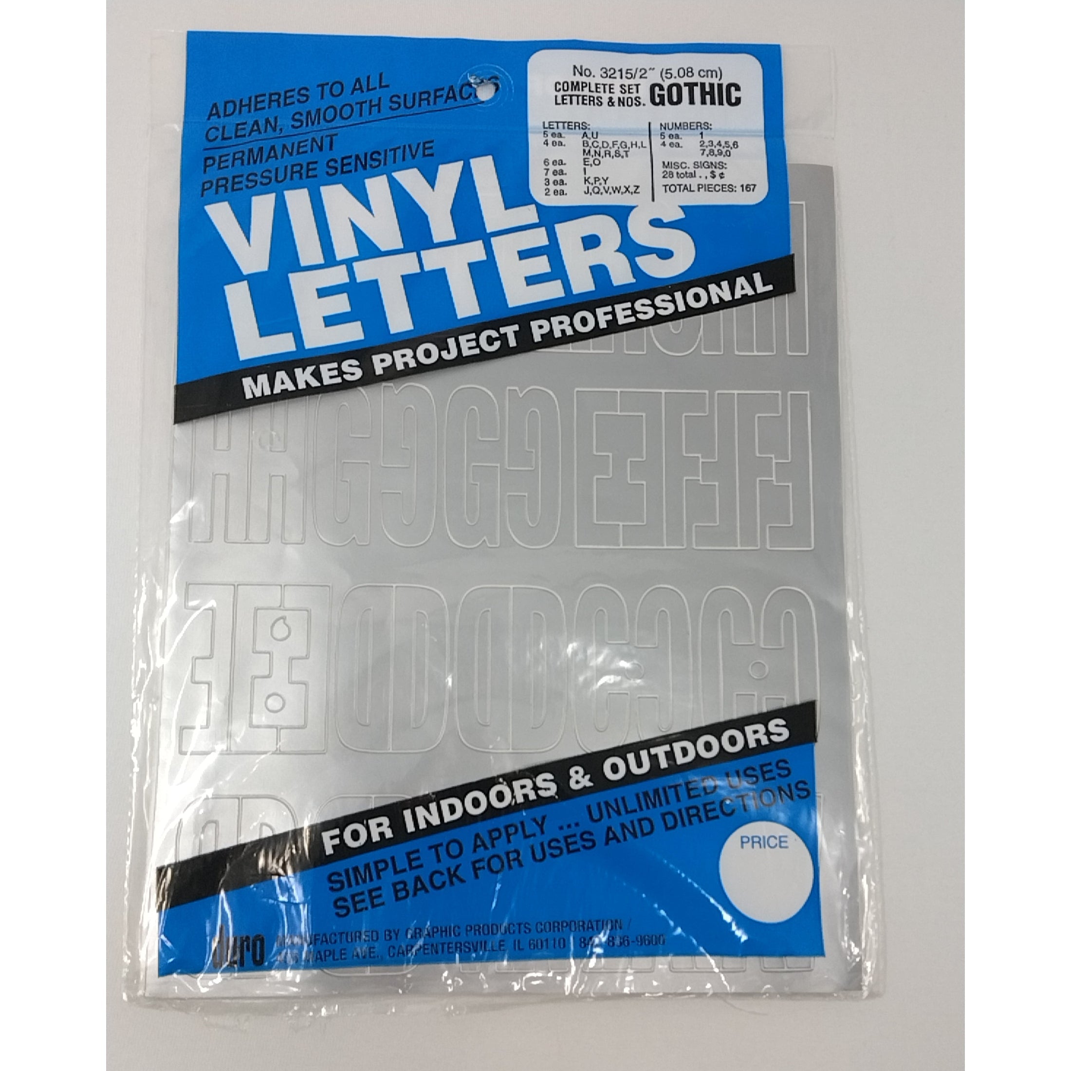 Vinyle Letters & Num | 2"