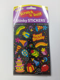 BIG BIRTHDAY MIXED SHAPES STICKERS 68 STICKERS