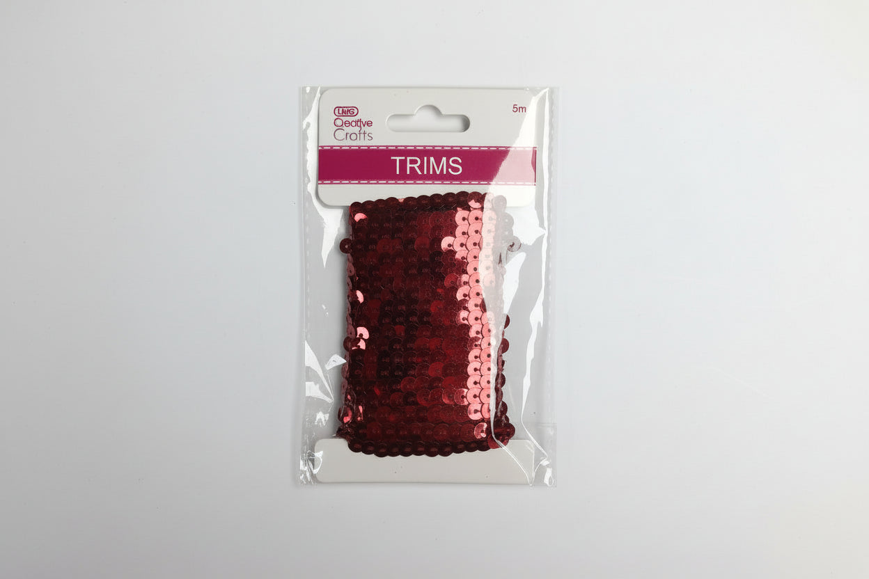 SEQUIN TRIM 5M 4COLORS
