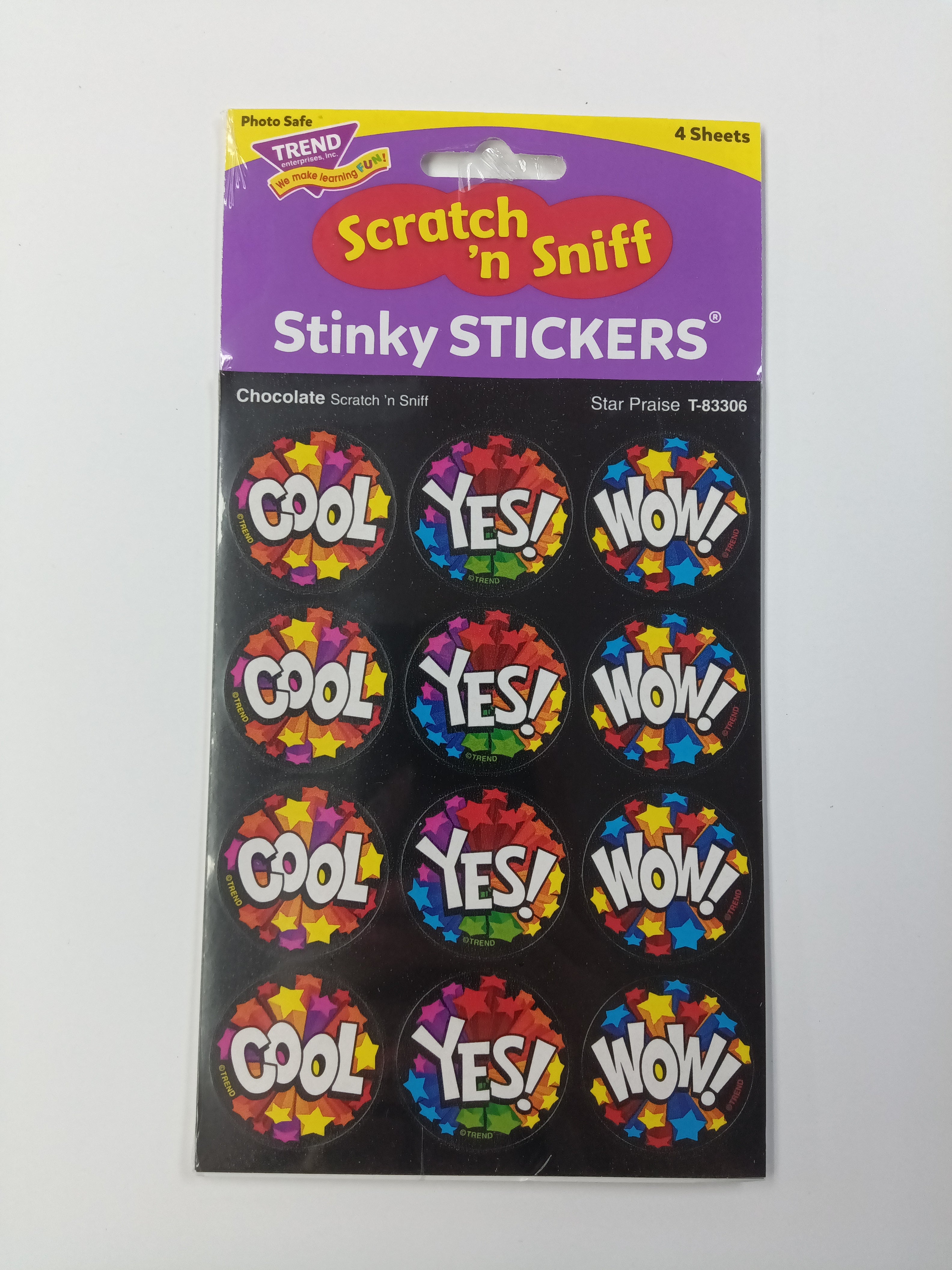 STAR PRAISE LARGE ROUND STICKES 60PCS