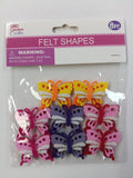 FELT BUTTERFLY 3.5CM 8PC