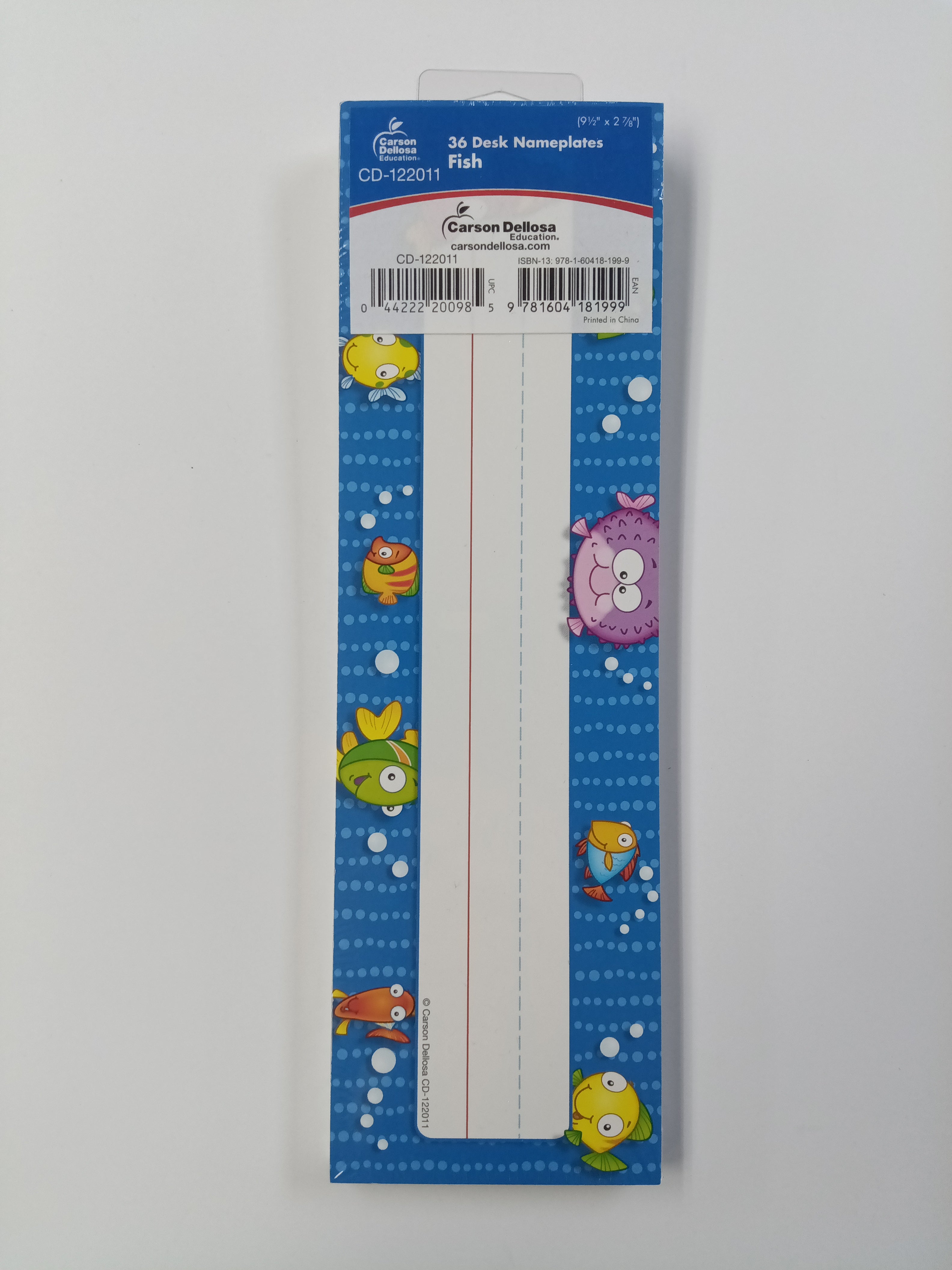 FISH NAME PLATES 36PCS